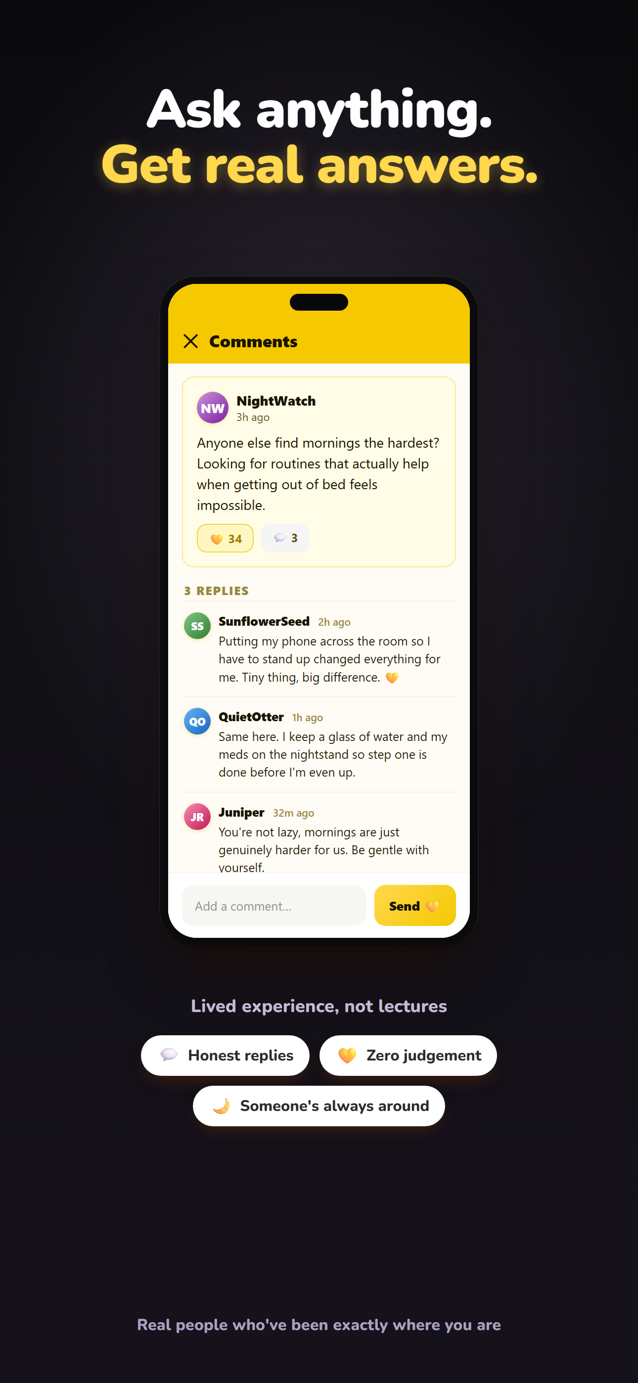 Ask the community